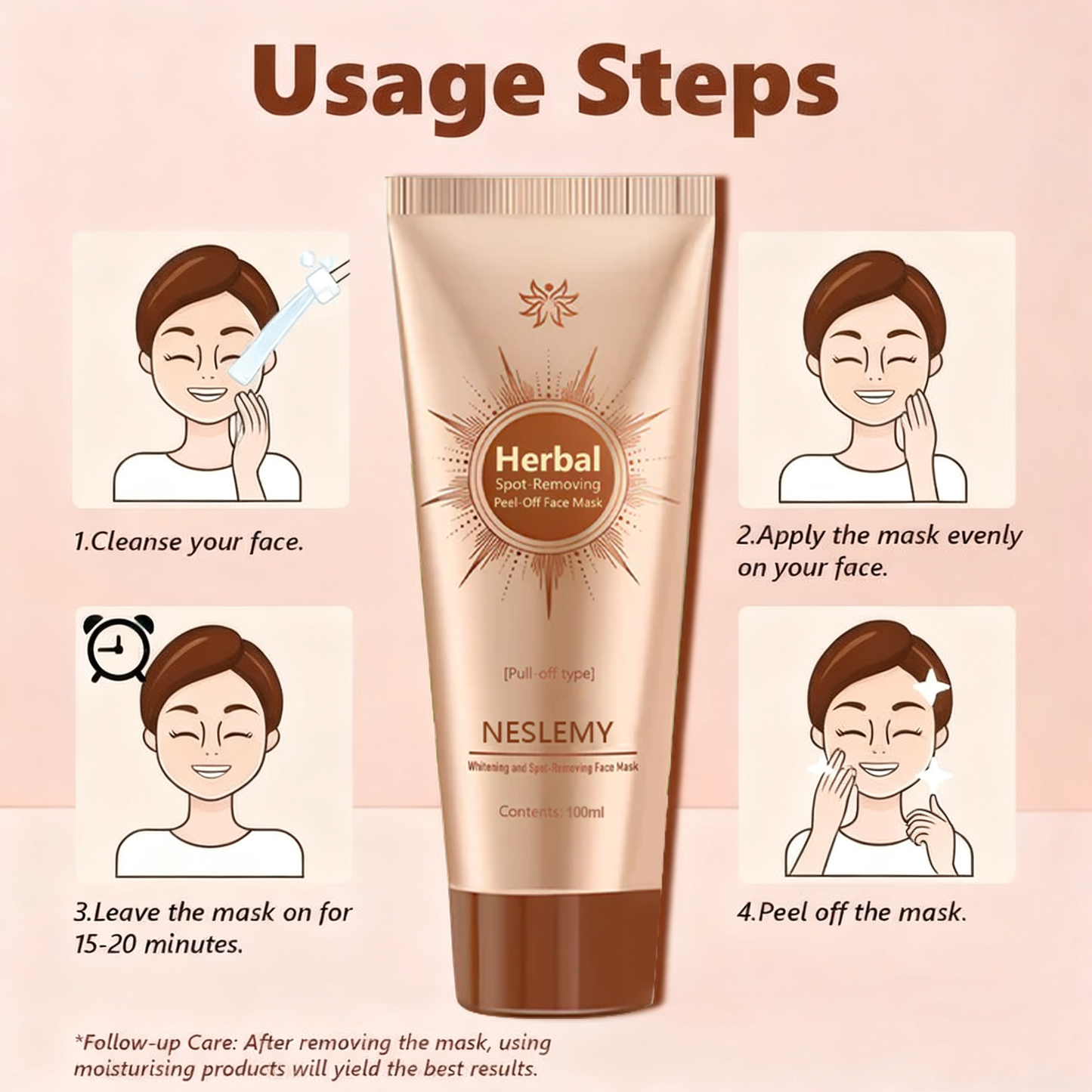 Whitening and Spot-Removing Face Mask Suitable for face and body